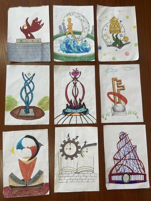 創(chuàng)意飛揚(yáng)，藝術(shù)筑夢 濟(jì)南中學(xué)唐冶校區(qū)高一年級舉辦“我為濟(jì)中設(shè)計(jì)的雕塑”美術(shù)設(shè)計(jì)繪畫展評活動