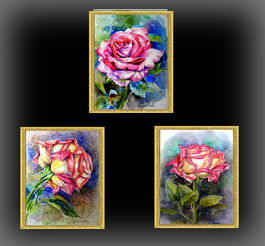 典雅綻放 歐美風(fēng)玫瑰無框油畫裝飾畫設(shè)計(jì)素材與應(yīng)用指南